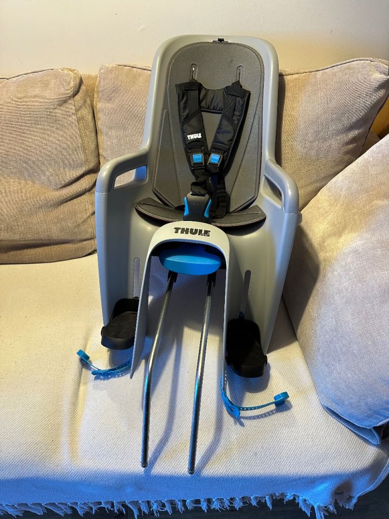 image for Thule RideAlong Child Bike Seat - Light Grey