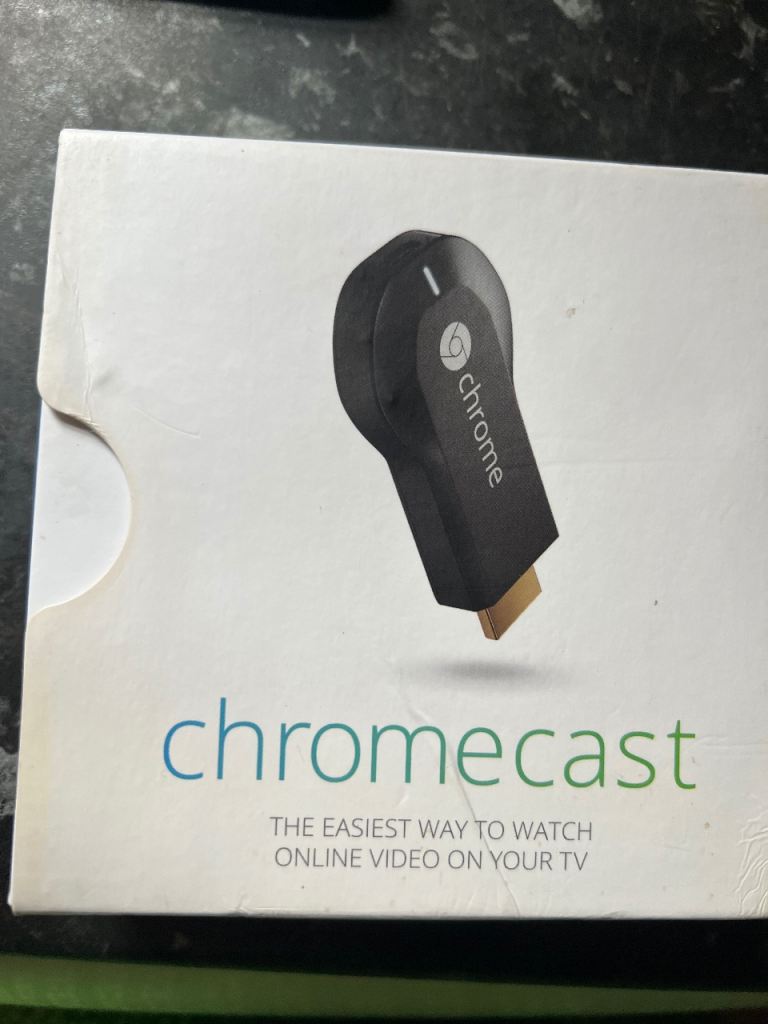 Google Chromecast – Black, Good Condition