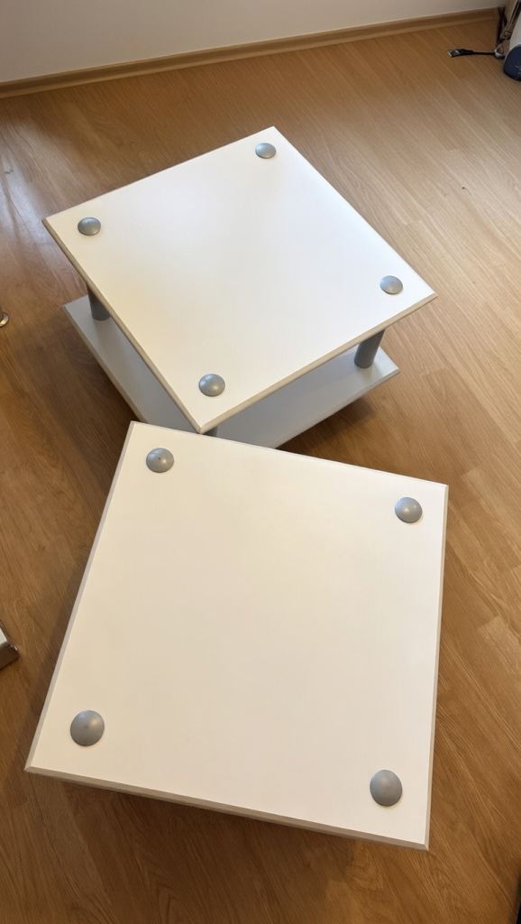 two coffee tables