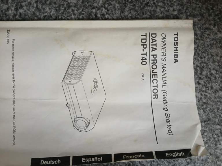 Toshiba Data projector