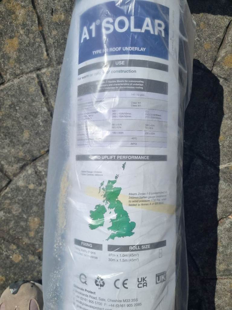 Roof underlay 