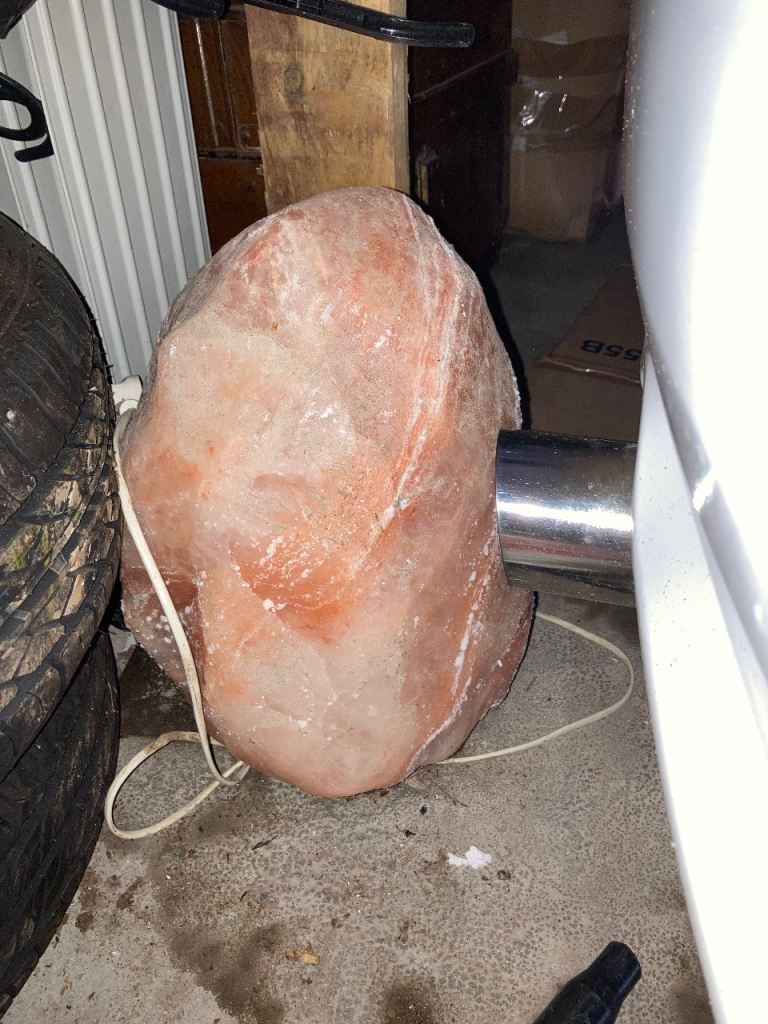 Himalayan salt lamp pink rock