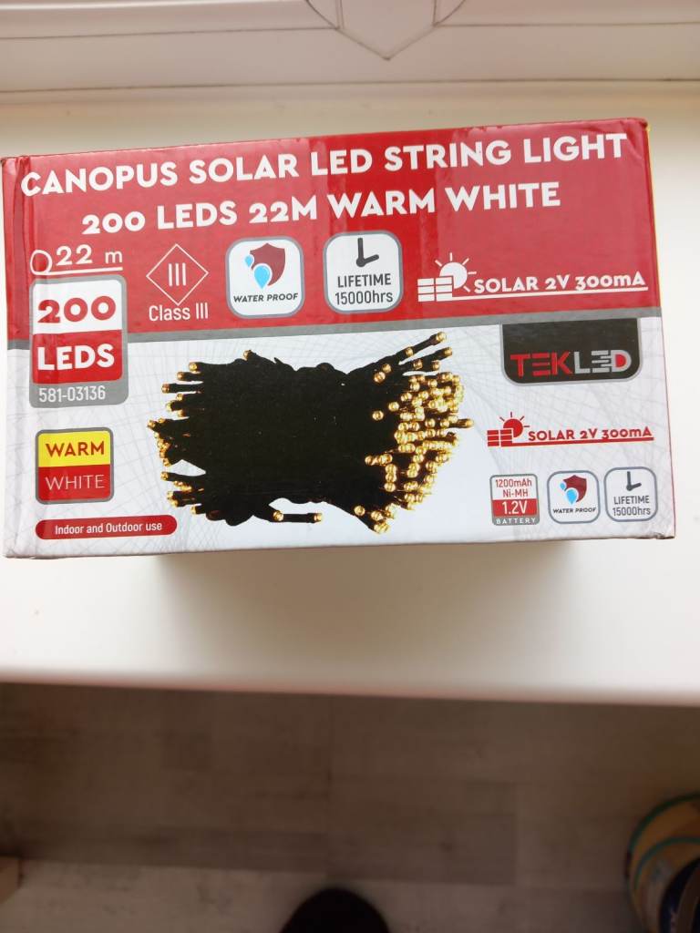 Solar LED String Lights