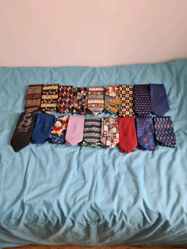 18 Ties £4 Each Buy 3 Get one free