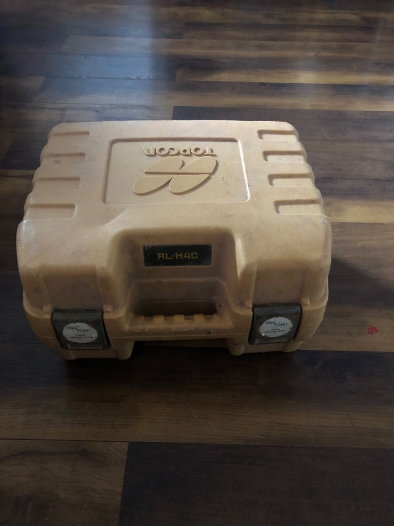 Topcon site laser level and tripod 