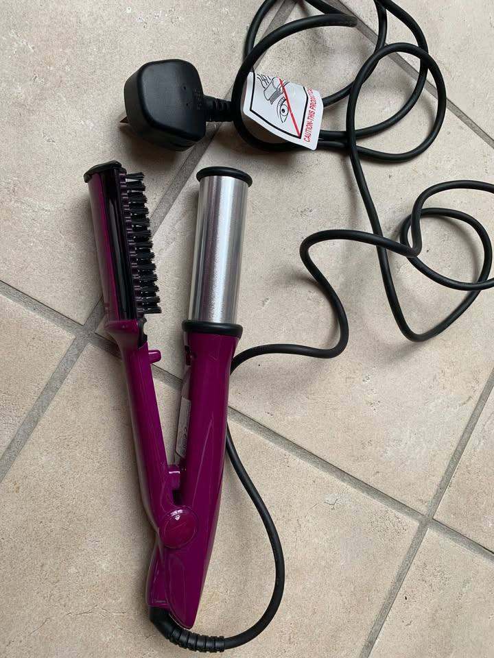 InSTYLER - HAIR CURLER/STRAIGHTENER - 65W - PURPLE