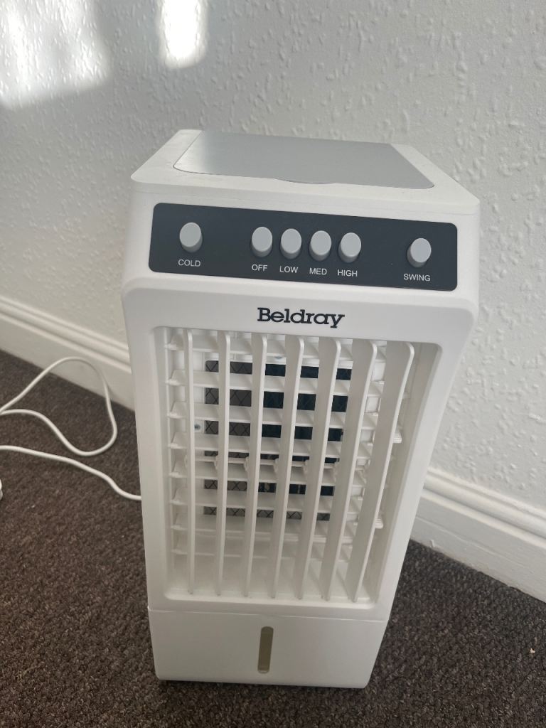 Beldray White Air Cooler - Good Condition, Ready to Use