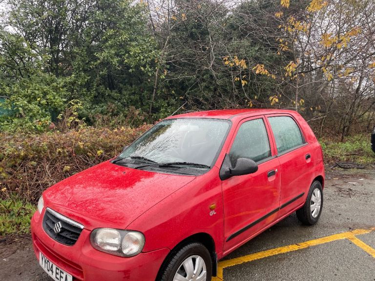 SUZUKI ALTO 1.1 GL 04 REG RED 5 DOOR GENUINE 40181 MILES MOT OCTOBER 9TH 2026 TAX £35 LOW INSURANCE