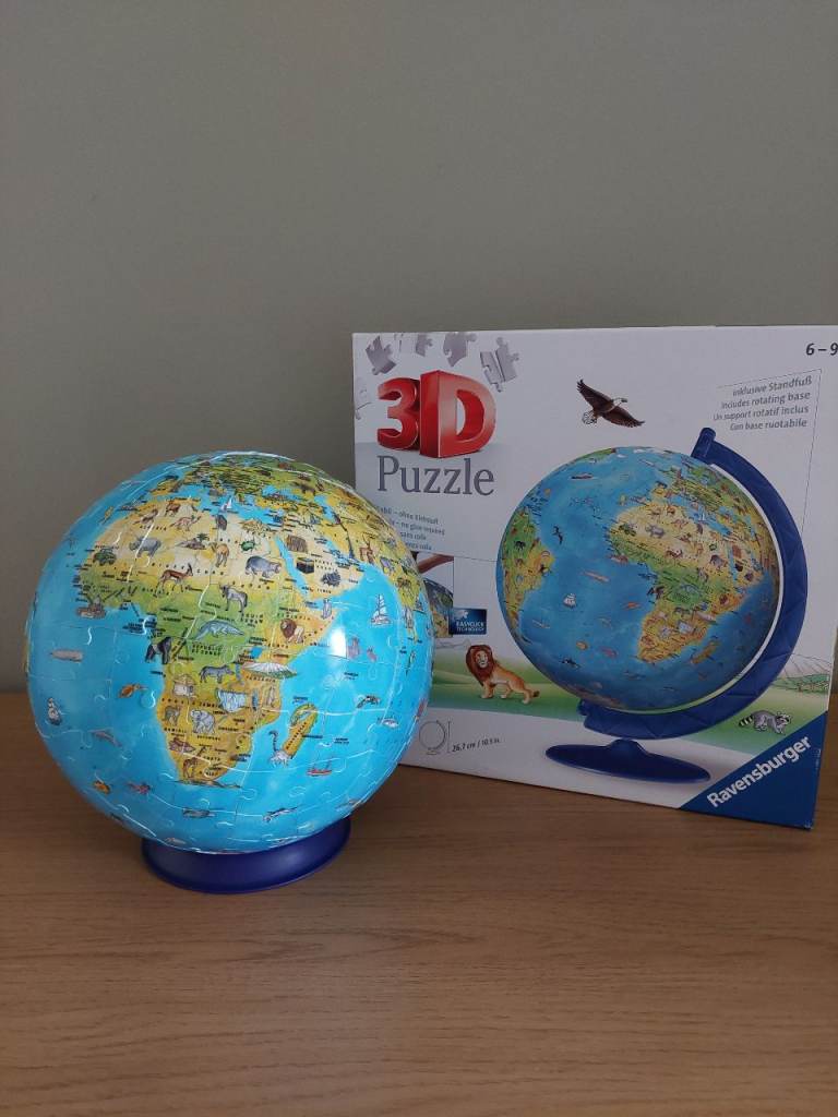 Ravensburger 3D globe puzzle