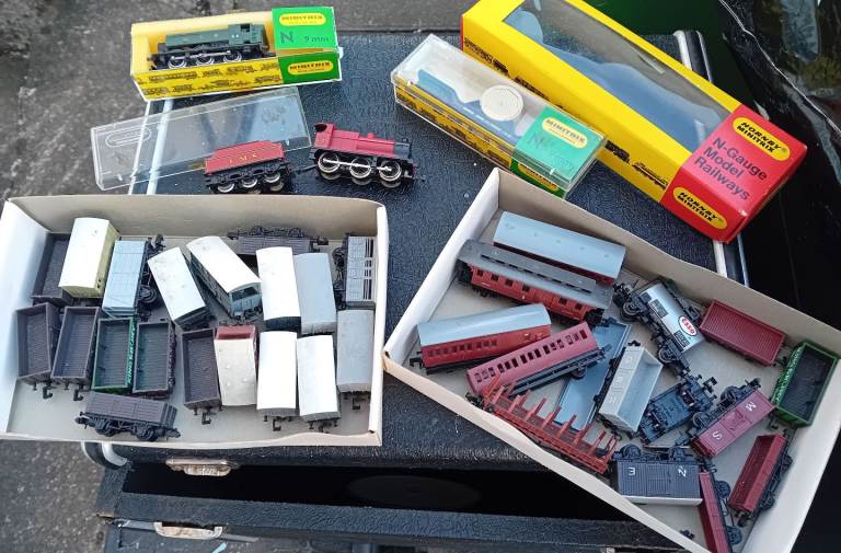 N gauge boxed train collection 