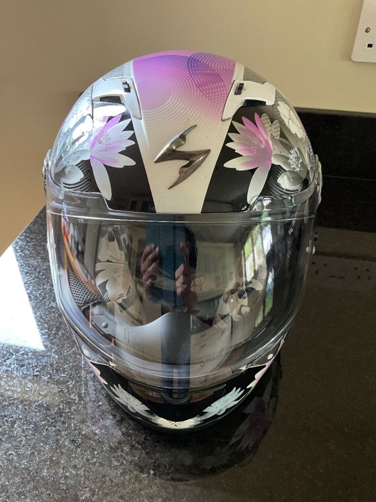 Scorpion motorcycle helmet 
