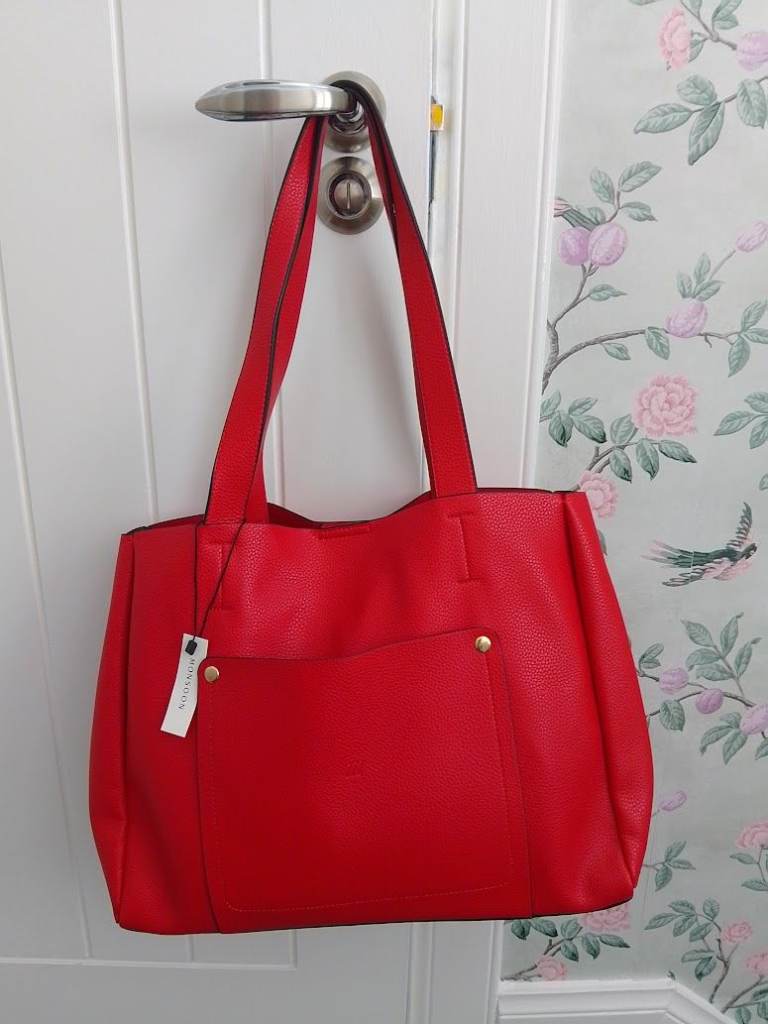 image for NEW RED MONSOON BAG