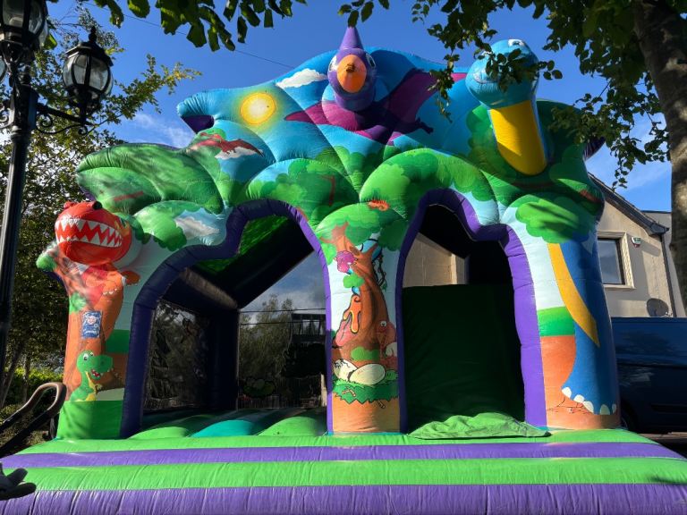 Bouncy castle with slide