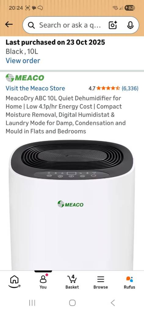 Meaco 10L dehumidifier
