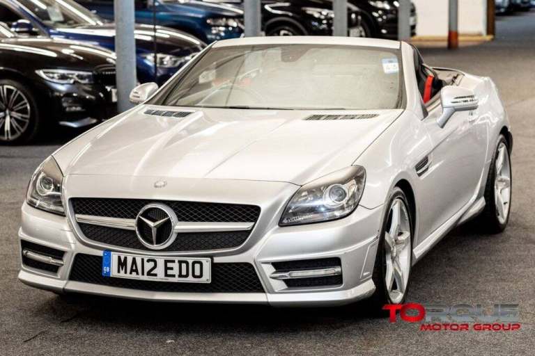 2012 Mercedes-Benz SLK 1.8 SLK200 BlueEfficiency AMG Sport Convertible 2dr Petrol G-Tronic+ Euro ...