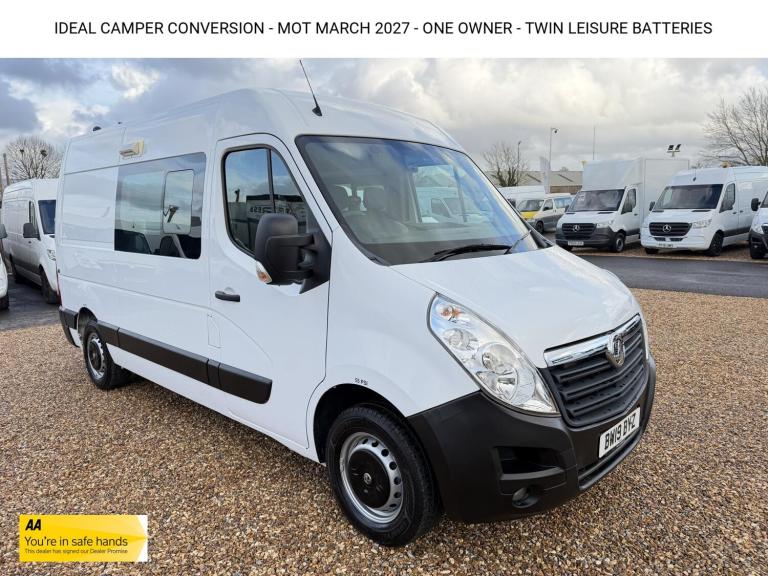 2019 Vauxhall Movano 2.3 CDTi 3500 Panel Van 5dr Diesel Manual FWD L2 H2 Euro 6 (130 ps) Panel Va...