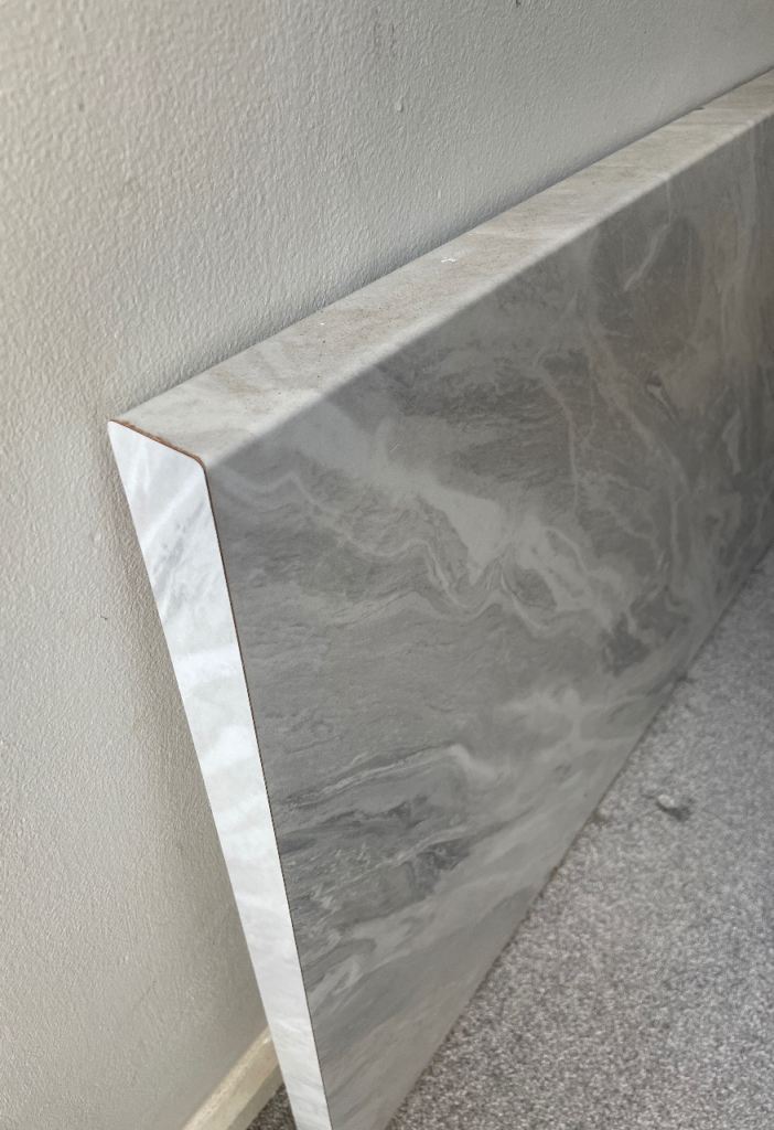 Grey Marble Effect Kitchen Worktop – New