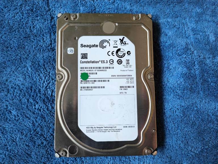 Seagate constellation HDD 1TB