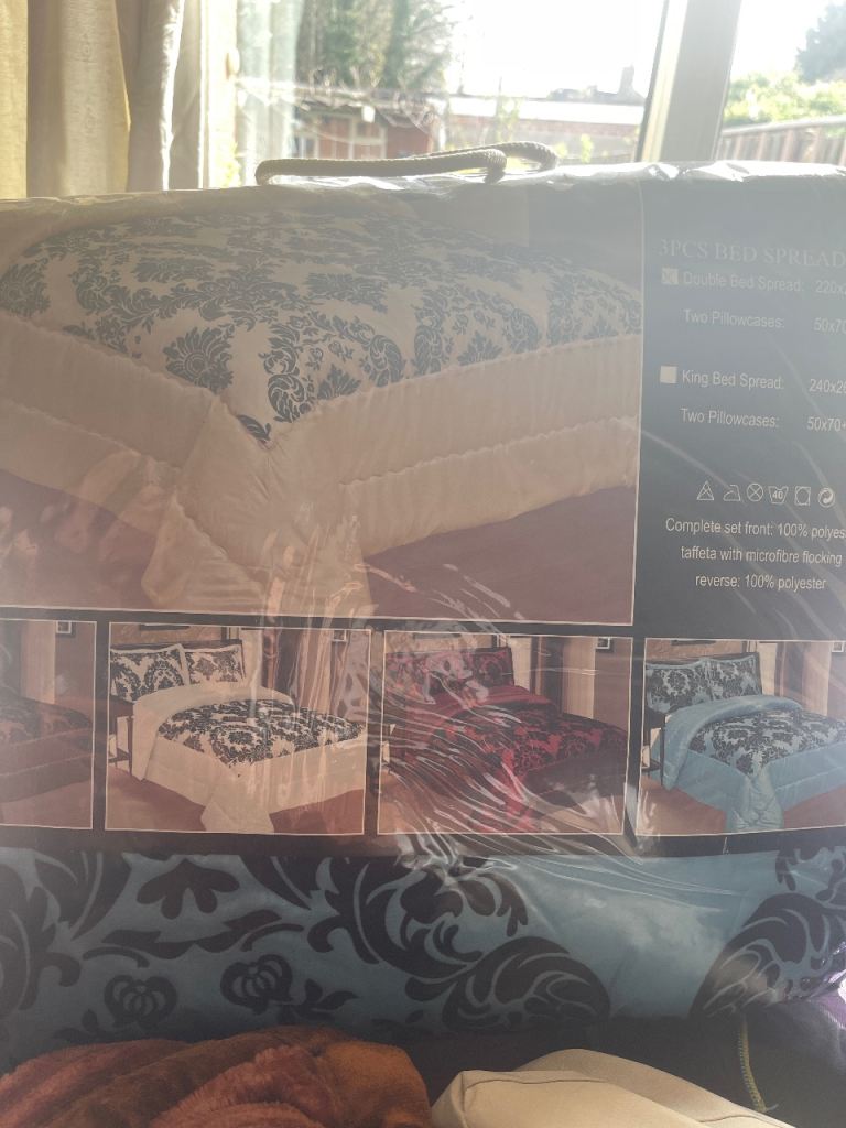 3 pcs bed spread