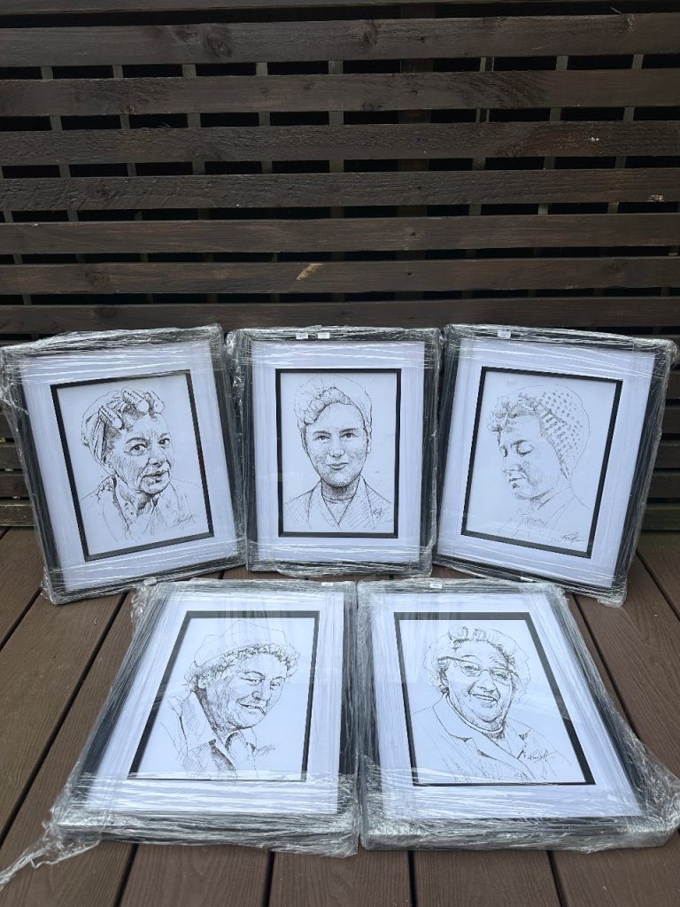 A4 pen sketches (signed) £20 each 
