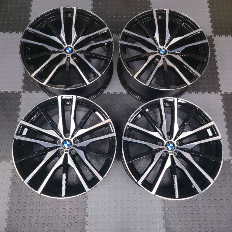 Genuine BMW 22" 742m Alloy Wheels X5 X6 G05 G06 Msport 