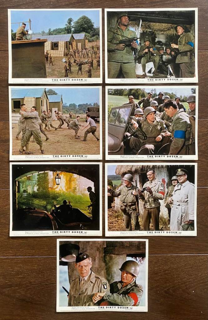 Original Vintage Cinema Lobby Cards ' The Dirty Dozen 