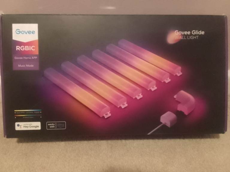 Govee Glide Walllight pieces. No power connection unit, spares only, or to add to existing. £1