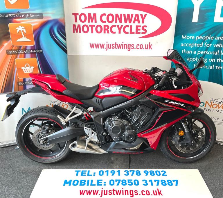 HONDA CBR650R AP, 2023(23), 2 OWNERS, 11,810 MILES, STUNNING BIKE, £5995