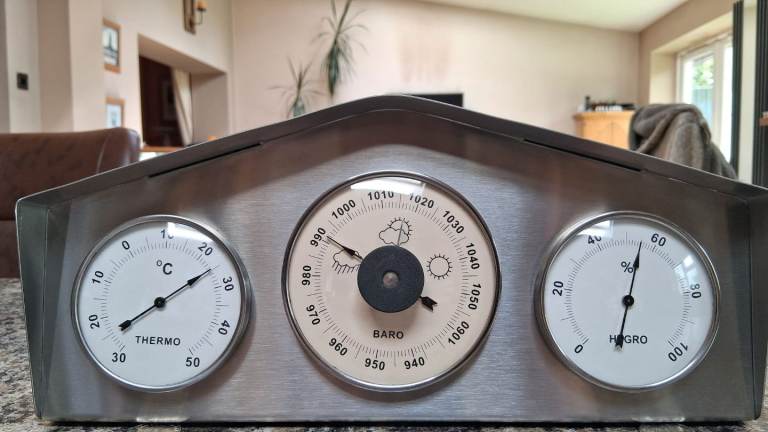 Stainless steel weather station
