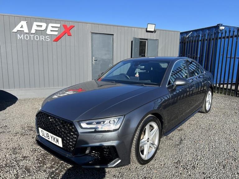 2018 Audi A4 1.4T FSI S Line 4dr S Tronic [Leather/Alc] SALOON PETROL Automatic