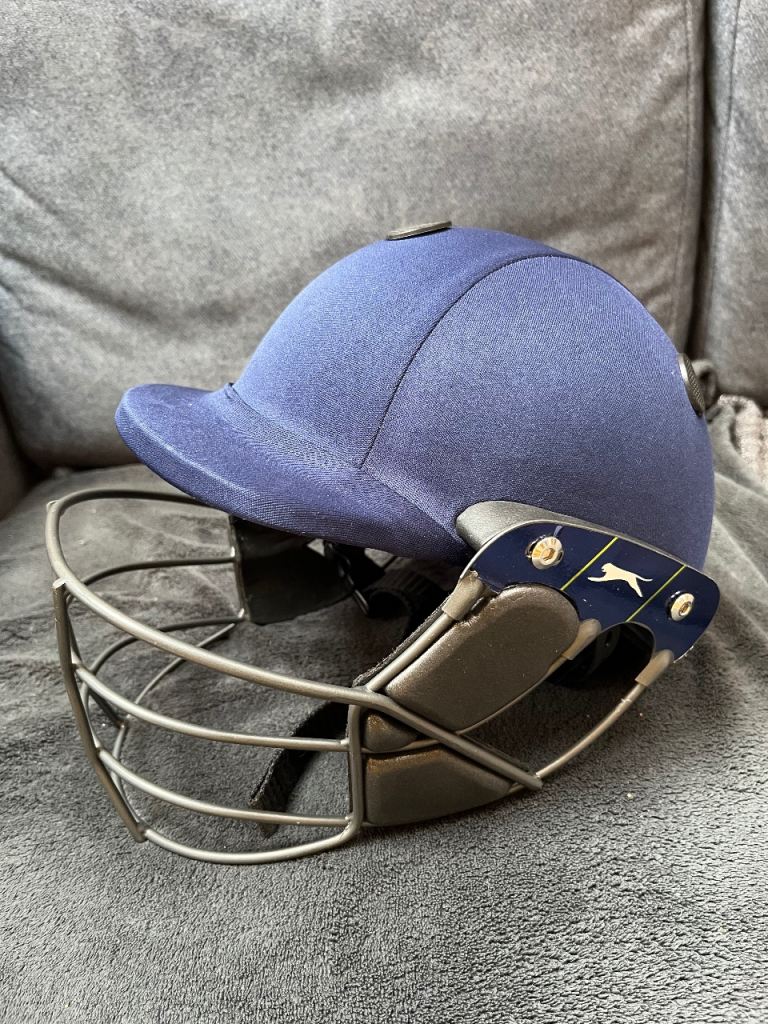 Slazenger fabric covered junior small cricket helmet