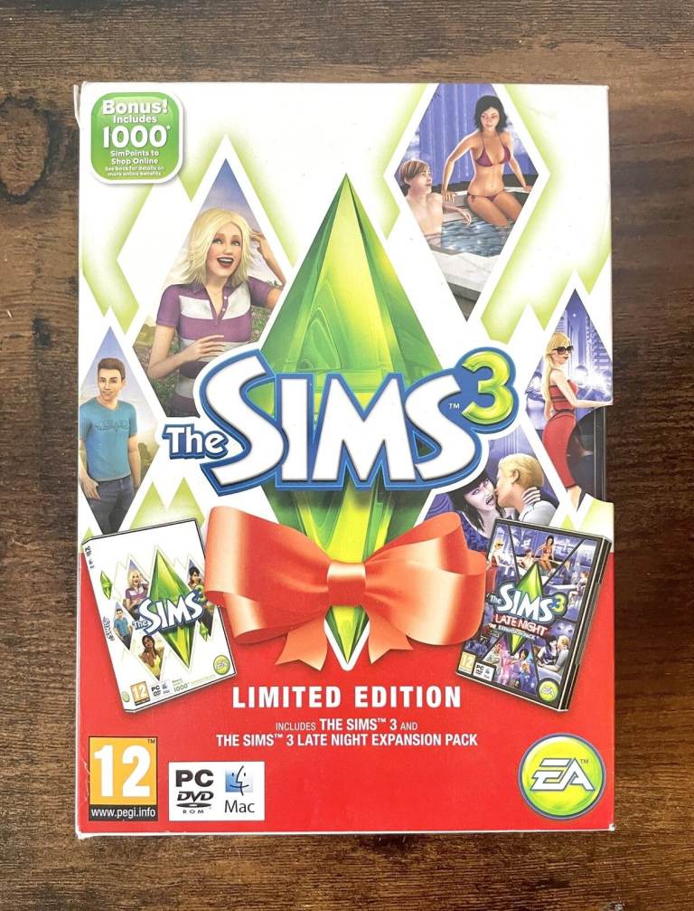 Sims 3 Limited Edition [Sims 3 + Late Night Expansion Pack] PC/Mac