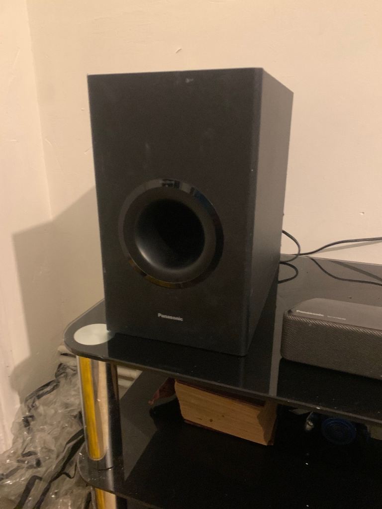 Panasonic sound bar and subwoofer 