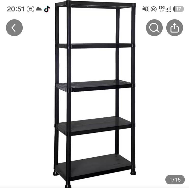 Argos black rack, delivery available in certain post codes