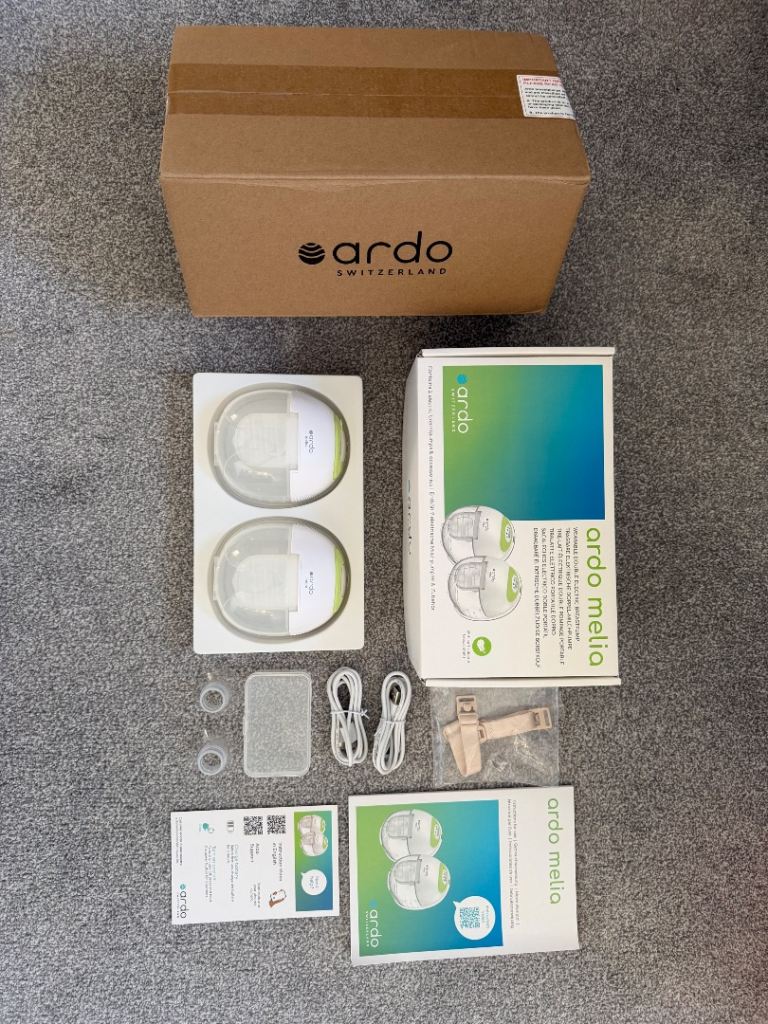 ARDO Melia Wearable Breast Pump Kit + ARDO Easy Clean + Lansinoh Hot & Cold Breast Therapy Pack 