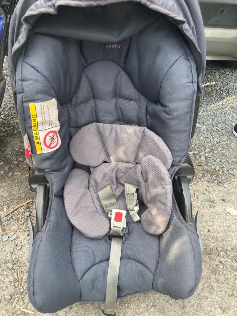 Junior Grey Car Seat - Good Condition