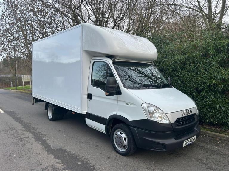 2014 Iveco Daily 35C13 LWB TAIL LIFT LUTON BOX BODY 50k Luton Van Diesel Manual
