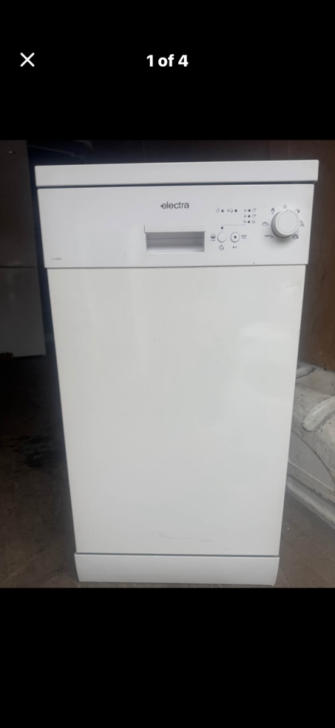 Electra slimline dishwasher 3 moths warranty 