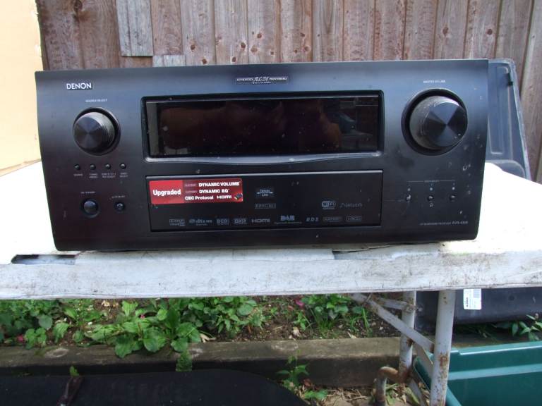 Denon AV Receiver - Good Condition, Black