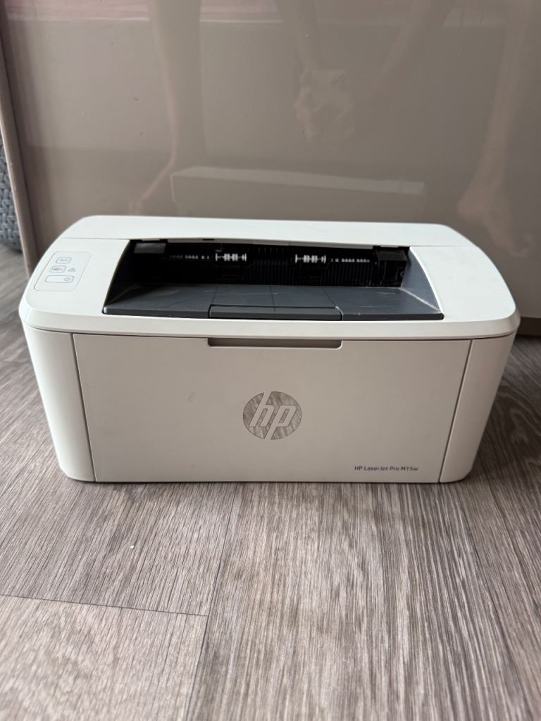 HP LaserJet Pro M15w Wireless Printer — Wi-Fi + USB, Working