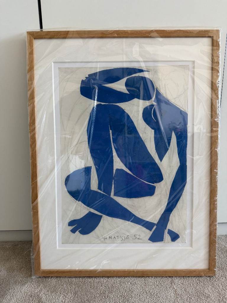 Brand New Framed Matisse Blue Nude IV Print – Tate Gallery