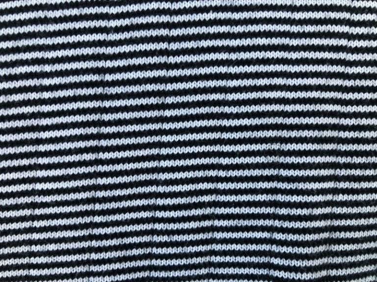 Topshop black/white fine striped cropped top Size 8 VGC £5 ONO