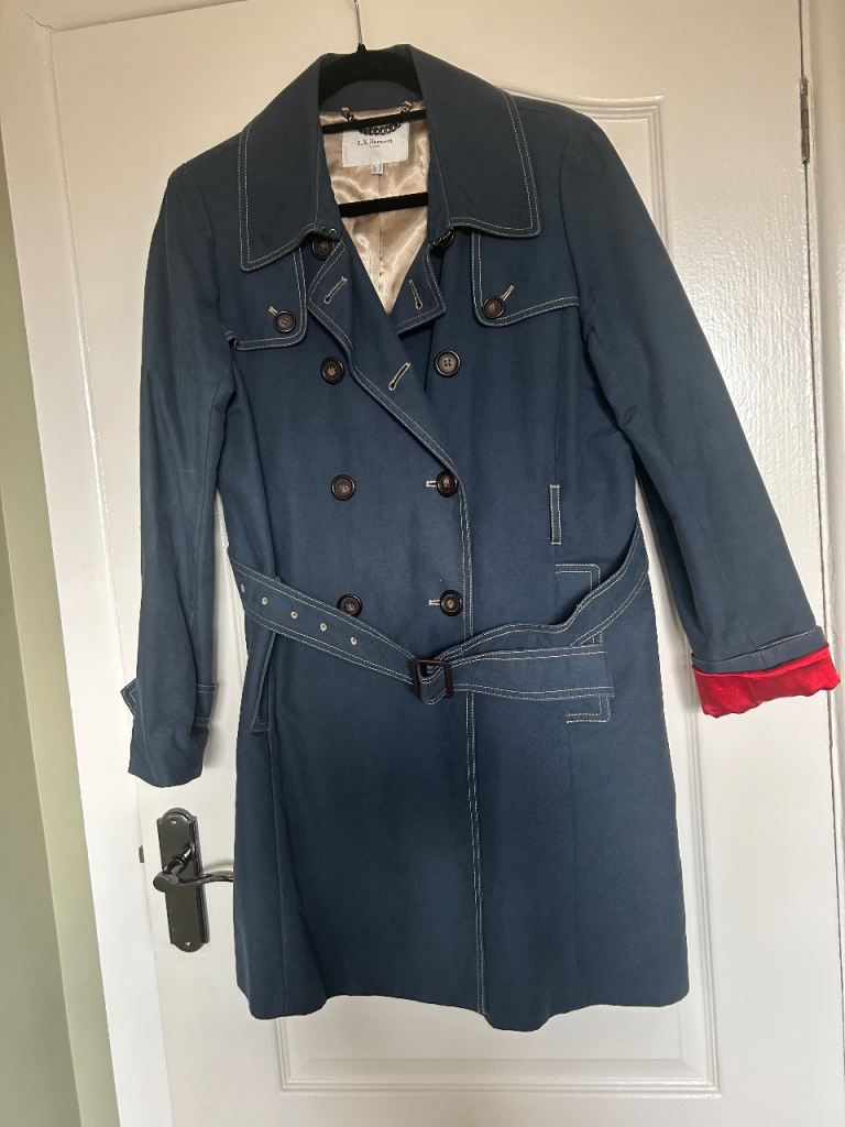 Blue trench coat by L.K.