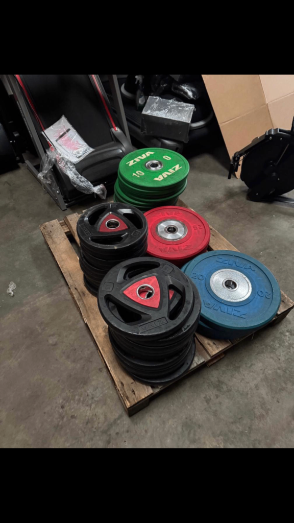 ziva polyurethane grip weight plates / disc and competition plates