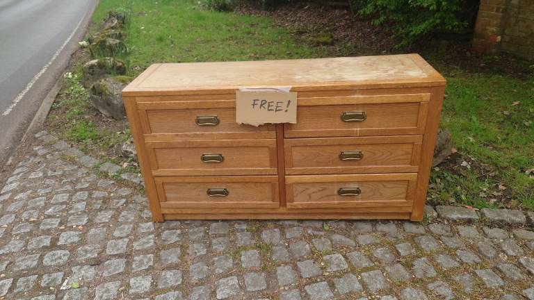 FREE Oak sideboard