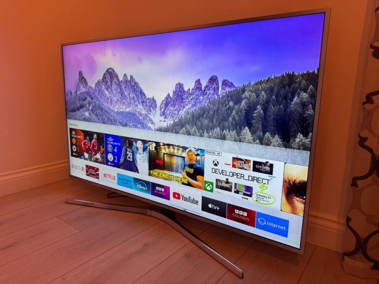 Samsung 55inch 4k smart slim, delivery available 