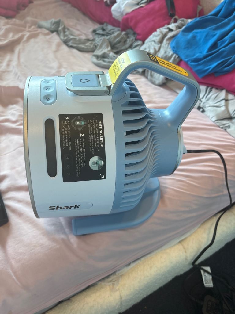 Shark FlexBreeze Fan - Grey, Like New Condition