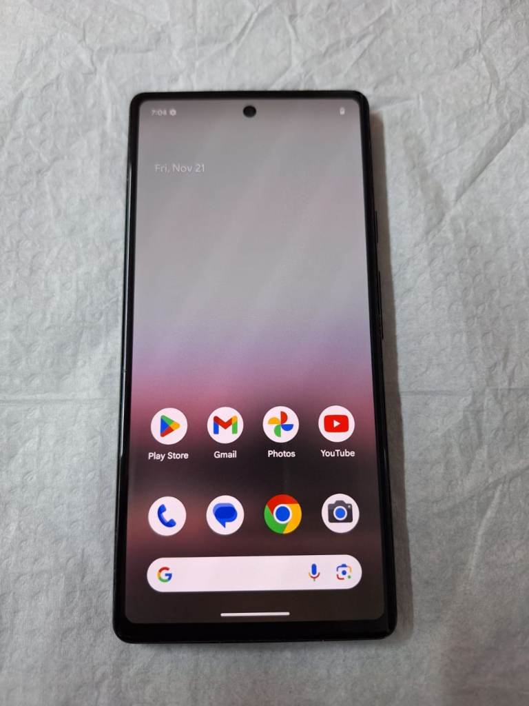 image for Google Pixel 6A (White, 128GB)