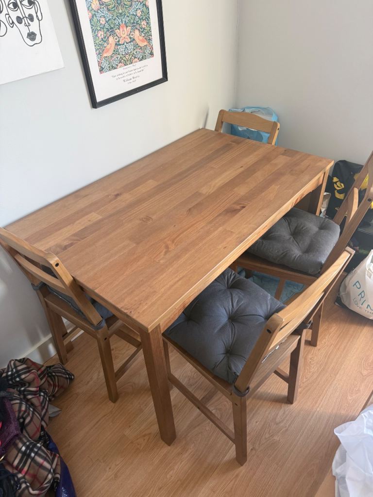 IKEA Dining Table Set with Chairs