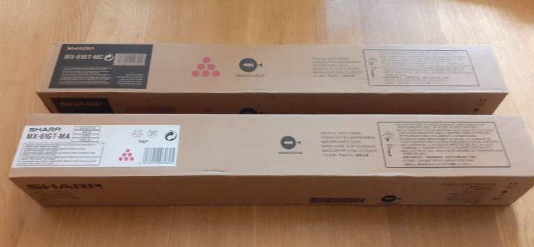 100% Genuine Brand New ORIGINAL SHARP MX61GT - 12 Laser Toner Cartridges - BUY ME £500 BEST BARGAIN